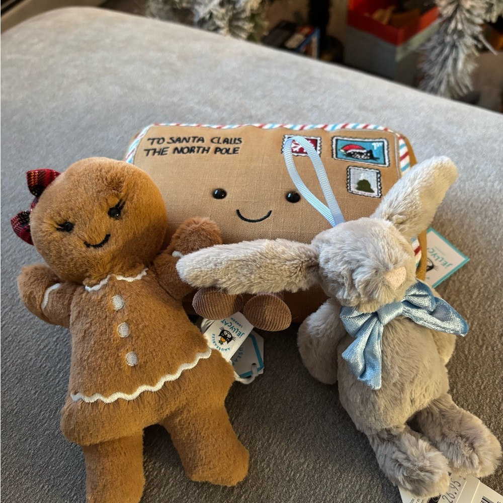 NWT Jellycat Christmas bundle